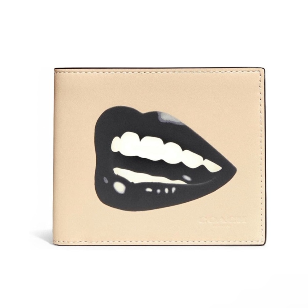 NEW Coach X Tom Wesselmann Double Billfold Wallet
